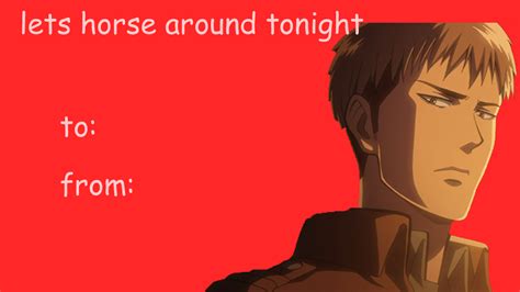 Valentines Day Cards With Images Attack On Titan Anime Attack On