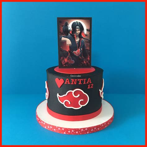 Itachi Uchiha 🖤 ️🖤 Pasteles De Goku Torta De Anime Tortas Bonitas