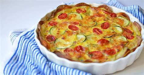 Vegetable And Pancetta Quiche With Potato Crust Punchfork