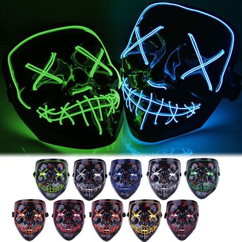 Halloween Mask Led Light Up Party Masks The Purge Election Year Great