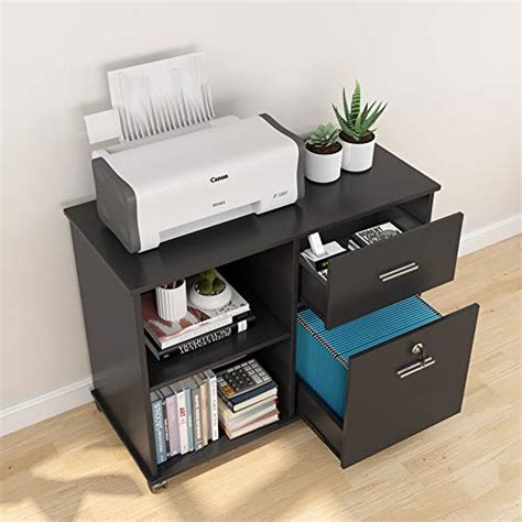 Tribesigns 2 Drawer File Cabinet With Lock Mobile Lateral Filing