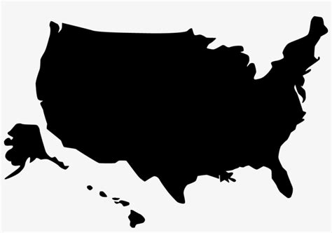 Magazine Cover Must Include Silhouette United States Map Vector