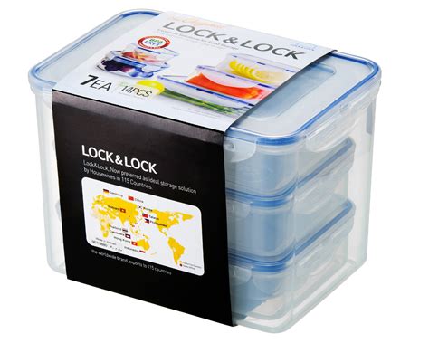 Lock And Lock 14 Piece Assorted Food Storage Container Set