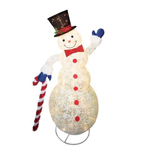 Holiday Living Holiday Living Pre Lit Snowman Sculpture With Constant
