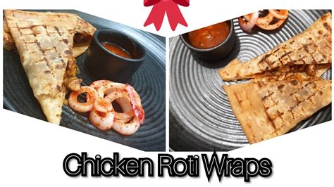 Add the minced ginger and garlic and fry for 2 minutes. Chicken Roti Wraps | Easy Recipes | Chicken Wrap Tortilla ...