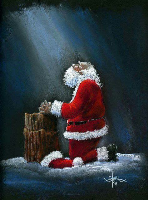 39 Santa Kneeling To Jesus Ideas Santa Christmas Pictures Kneeling