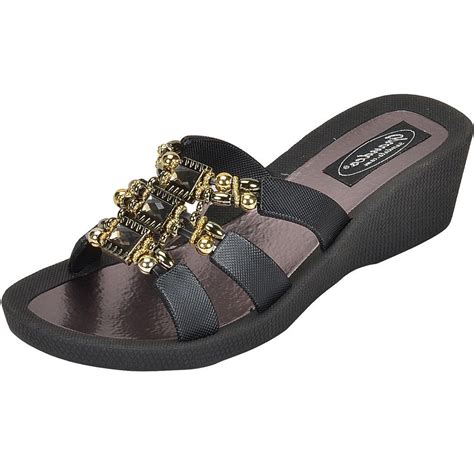 Grandco Sandals Sale Jeweled Beaded Slides And Thongs The