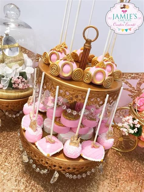 The baby shower also features great ideas for baby shower cake, favors, desserts, and a candy table. Little Princess Pink And Gold Baby Shower | Baby shower ...