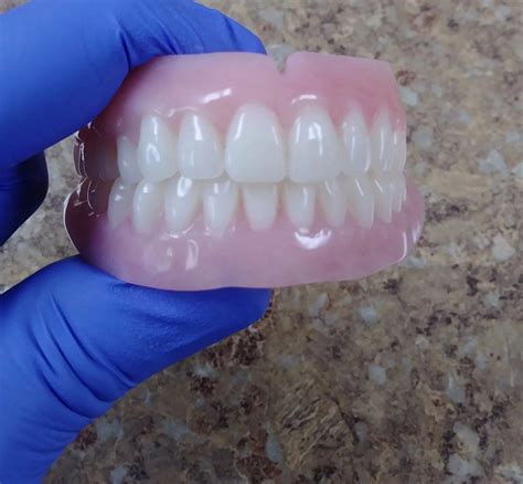 Full Dentures Upper And Lower False Custom Teeth Set Small Saldentures