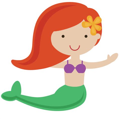 Cute Mermaid Clipart At Getdrawings Free Download