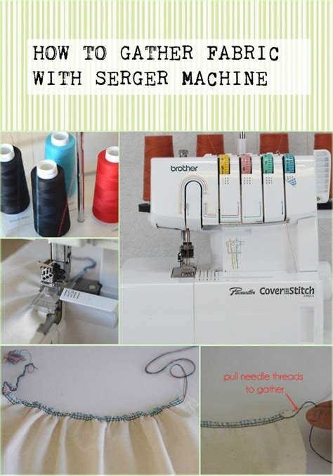 How To Gather Fabric With A Serger