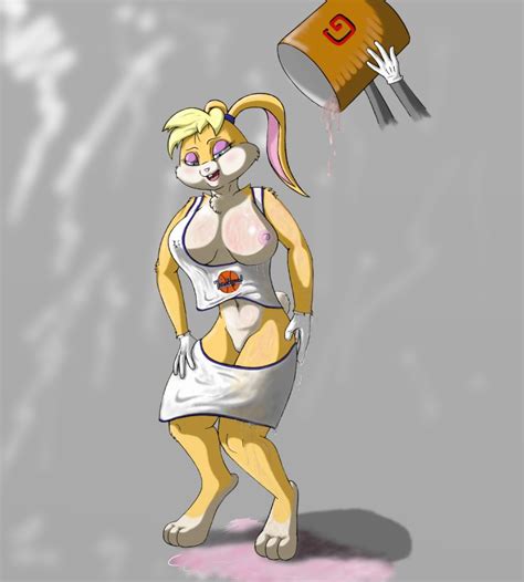 rule 34 anthro barefoot blonde hair breasts bugs bunny clothes digitigrade female fur hair