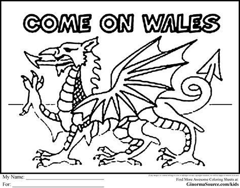 Download Wales coloring for free - Designlooter 2020 👨‍🎨