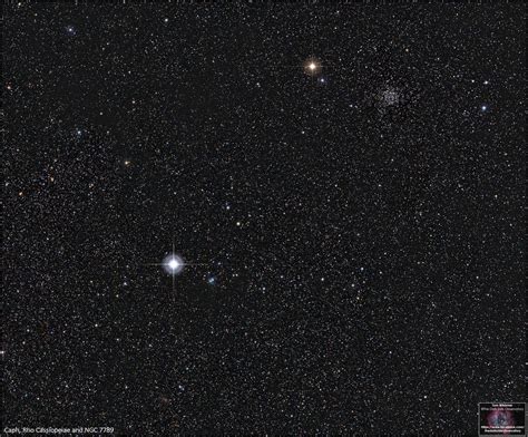 Caph NGC 7789 And Rho Cassiopeiae This Wide Field Image S Flickr