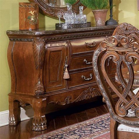 Aico malibu crest round chairside table by michael amini and jane seymour living. Eden Dining Room Set Aico Furniture | Furniture Cart