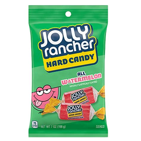 Jolly Rancher All Watermelon Hard Candy 7 Oz Bag