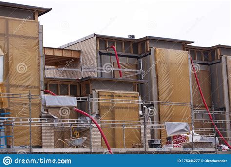 New Low Rise Residential Building Under Construction Wth
