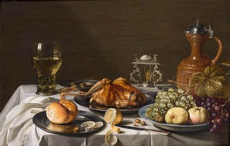Claesz Pieter 1597 — 1661 Still Life 1625 27 Oil On Panel 50 X 7