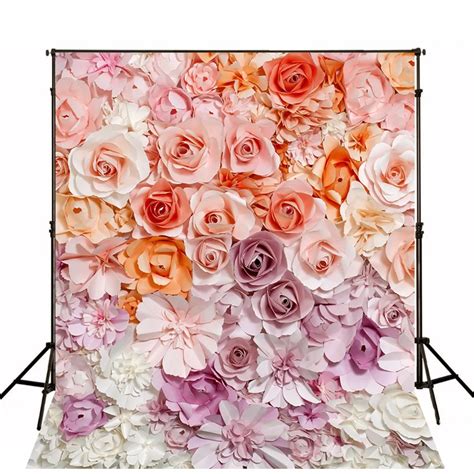 Tr 3d Flowers Backdrops For Photography Newborn Baby Shower Background