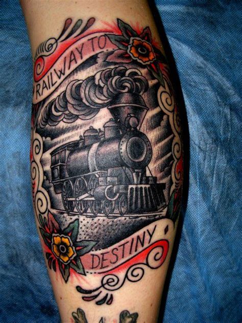 Train Tattoos Designs, Ideas and Meaning | Tattoos For You