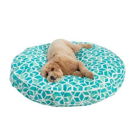Snoozer® Celtic Surfside Indooroutdoor Round Dog Bed Dog Pillow Beds