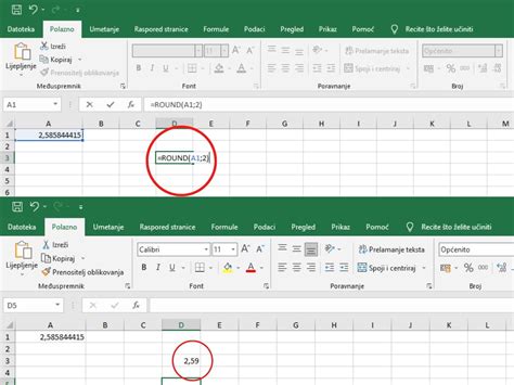 Kako Zaokružiti Broj U Excelu Takohr