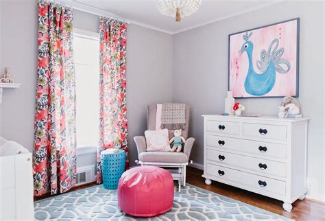 Brown and pink nursery theme ideas with crafts and diy decor. color drunk: Lucy's Nursery