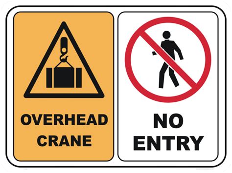 Mobile Crane Safety Signage Our Crane And Hoist Safety Signs Help To