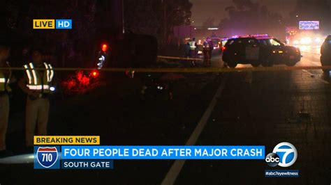 4 Killed In High Speed Crash On 710 Freeway In South Gate Several Nb