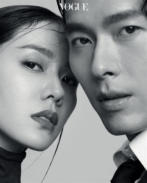 Hyun Bin And Son Ye Jin For August Vogue Korean Couple Photoshoot