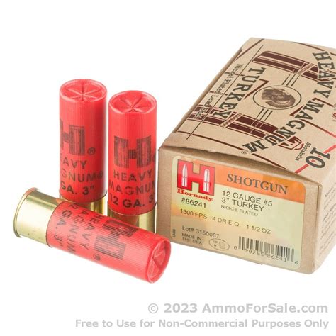 10 Rounds Of Discount 1 12 Ounce 5 Shot 12ga Ammo For Sale By Hornady
