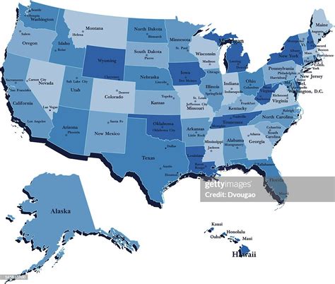 Usa Map High Res Vector Graphic Getty Images