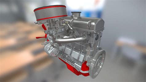Internal Combustion Engine Download Free 3d Model By T Flex Cad St