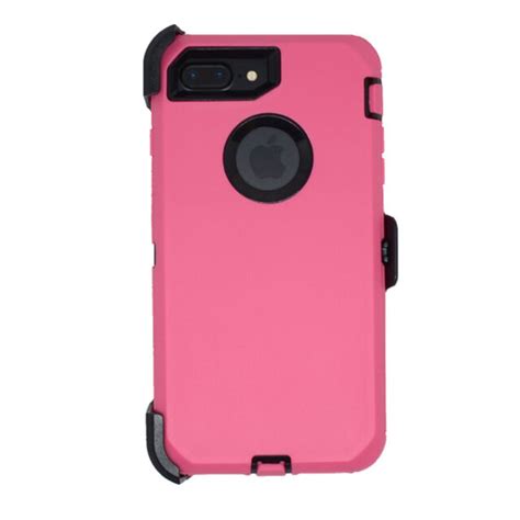 For Iphone 8 Plus Defender Case Cover W Belt Clip Fits Otterbox Pink