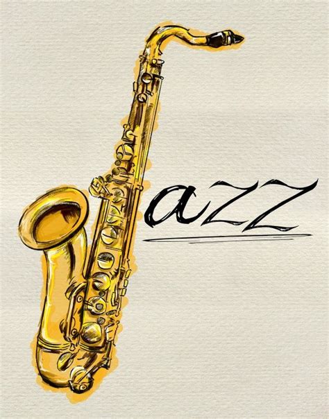 Free Photo Jazz Saxophone Painting Jazz Saxophone Saxophone Art