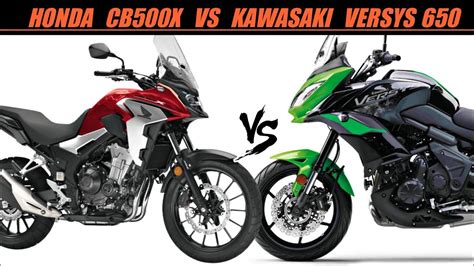 Honda Cb 500x Vs Kawasaki Versys 650 Detailed Comparison Which One Is