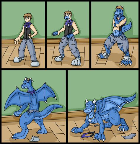 Blue Dragon Transformation By Levelinfinitum On Deviantart