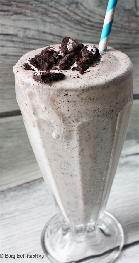 Cookies And Cream Protein Milkshake Busy But Healthy
