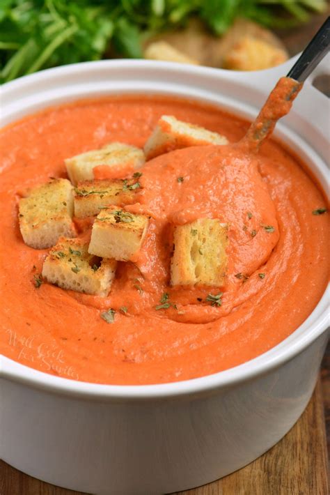 Tomato Bisque Soup Rich Creamy And Comforting Tomato Soup