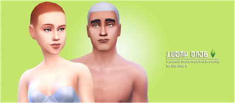 My Sims 4 Blog Maxis Match Skin Overlay For Males And