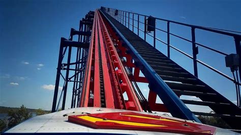 Superman The Ride Pov Six Flags New England Thethrilllist Youtube