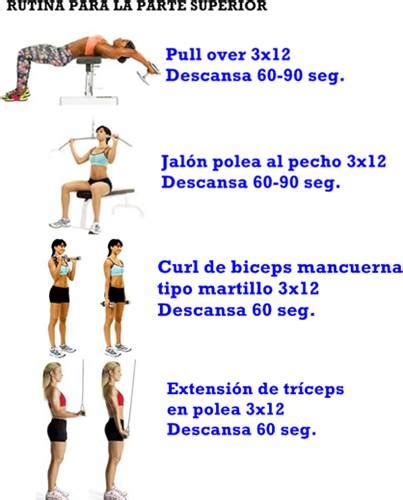 Sintético 101 Foto Rutinas De Gym Para Mujeres Para Aumentar Masa Muscular Pdf Mirada Tensa