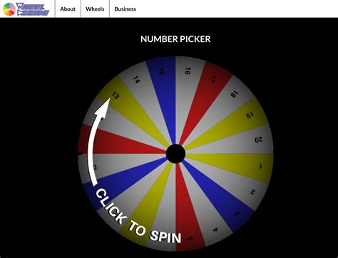 Wheel Decide Spin The Wheel To Pick A Number Great For Practicing