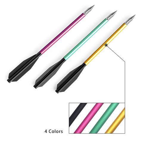 Feidaguji Mini Crossbow Bolts63 Aluminium Colorful Arrows For 50