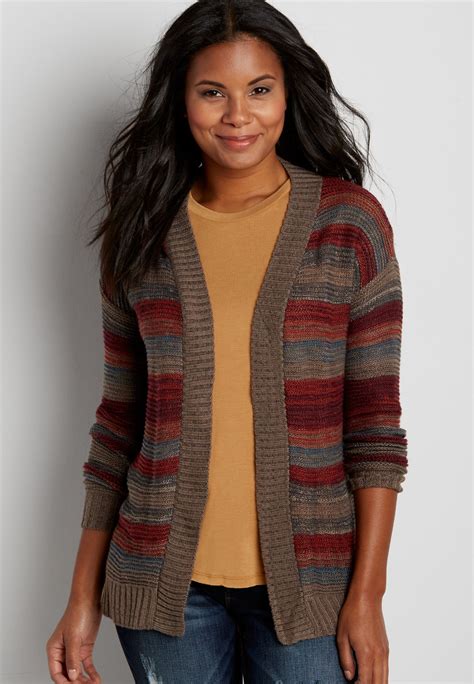 cardigan with multicolor stripes cardigan womens trendy tops trendy tops