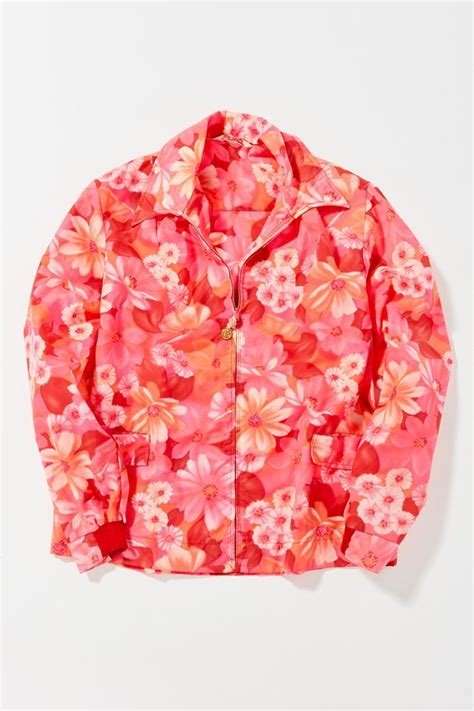 Vintage Lightweight Floral Jacket Urban Outfitters