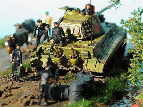 187 Scale Tiger 2 Diorama Model By Arsenalm Figures By Preiser