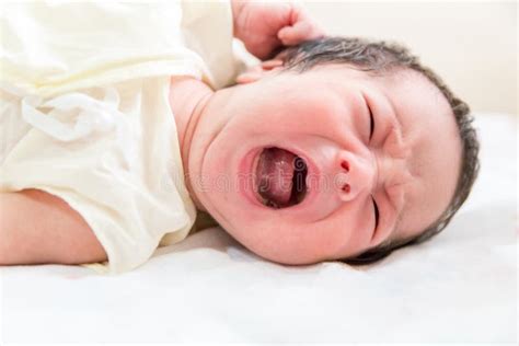 Baby Crying Stock Image Image Of Baby Emotion Childhood 71710395