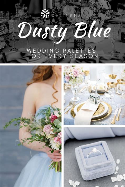 Dusty Blue For Wedding Theme Event Supplies Cv Linens