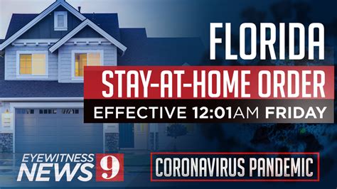 Gov Desantis Issues Stay At Home Order In Florida Beginning Friday Wftv